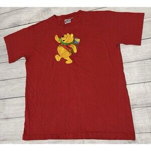 Vintage Winnie The Pooh T-Shirt Embroidered Size XL Honey Pot Defects